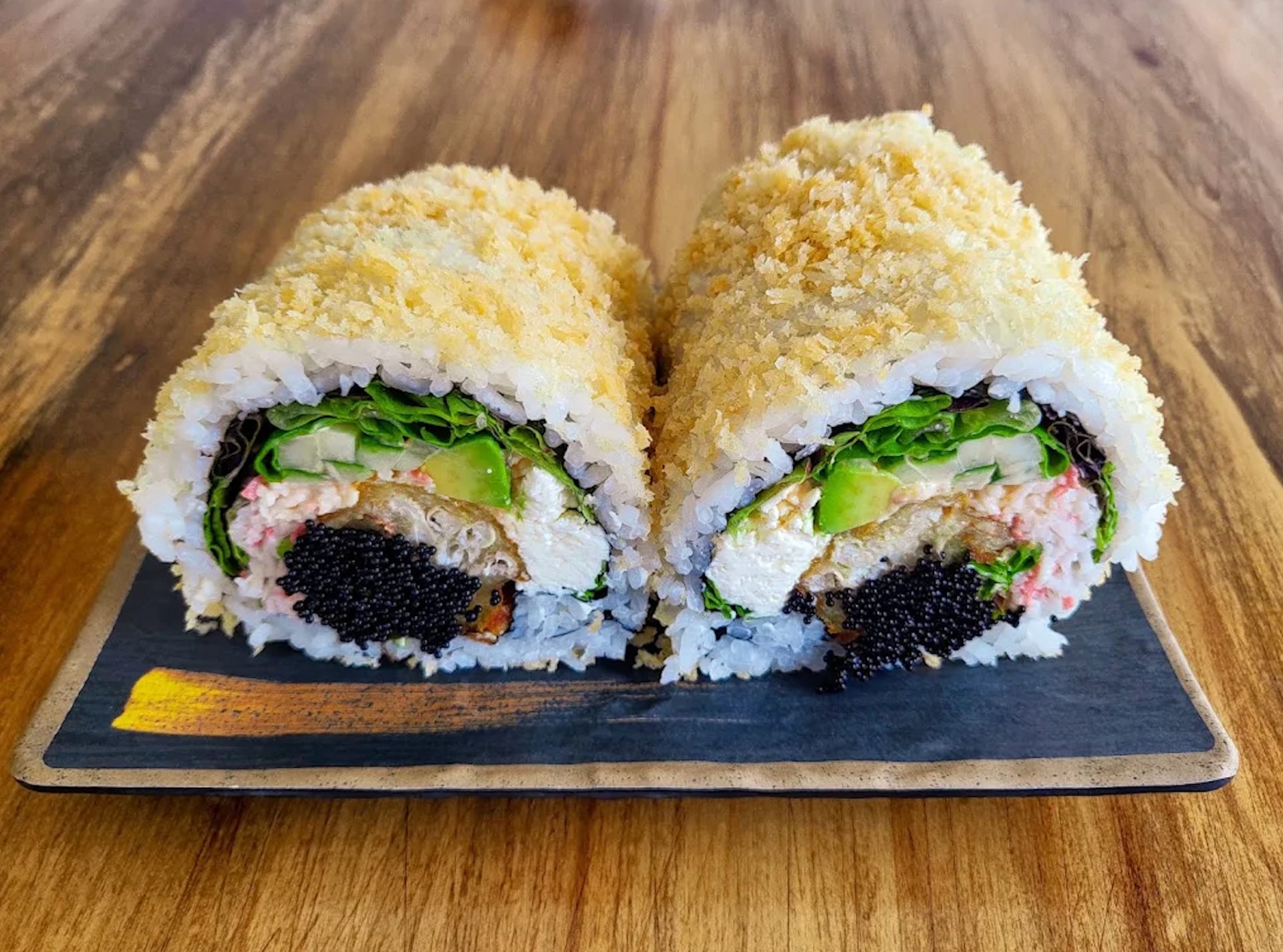 Sushi burritos and poke bowls